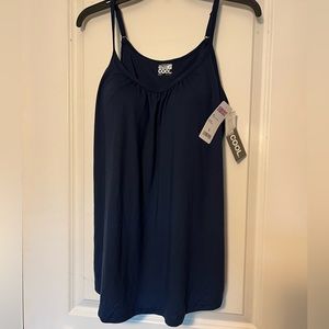 Navy Bra-Tank / 32 Degrees Cool NEW with tags / Size L
